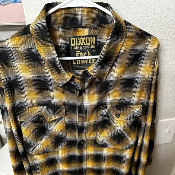 Dixxon Men’s 3XL F*ck Cancer flannel - Picture 1 of 4